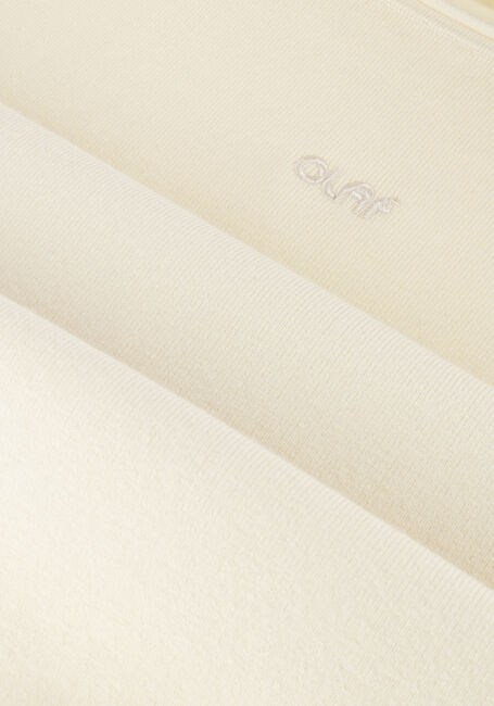 Ecru OLAF HUSSEIN Top RETRO LOGO SLEEVELESS KNIT - large