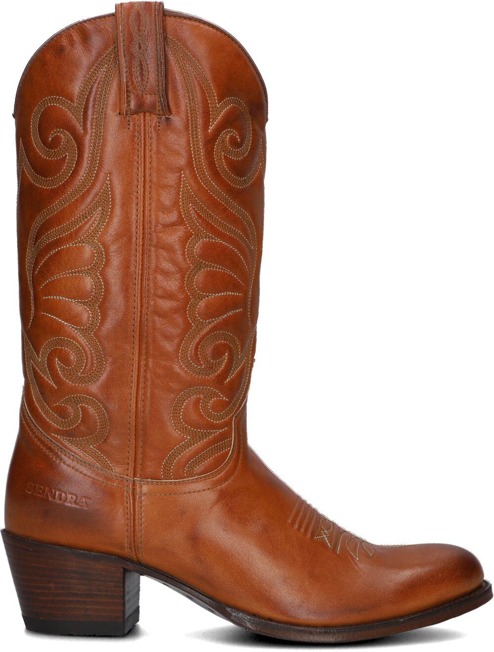 Sendra Cowboylaarzen Dames 11627, Maat: 41, Materiaal: Leer, Kleur: Cognac