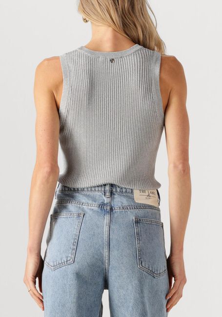 Zilveren MOS MOSH Top MMRELENA IMANJA KNIT TANK TOP - large