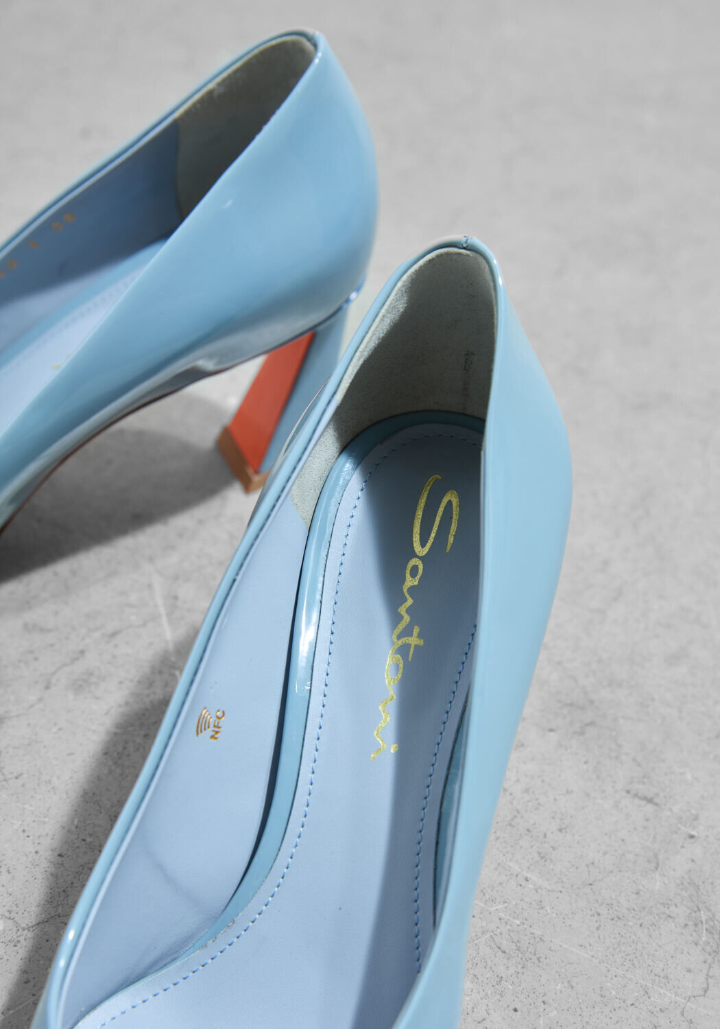 Blauwe SANTONI Pumps 70946 - large