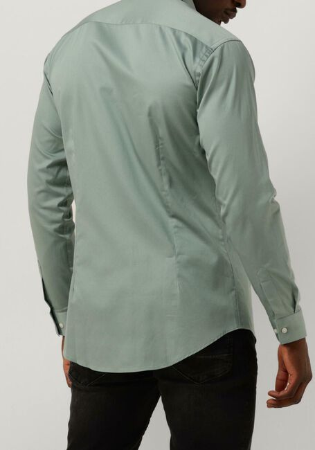 Groene GENTI Klassiek overhemd S9254-1109 - large