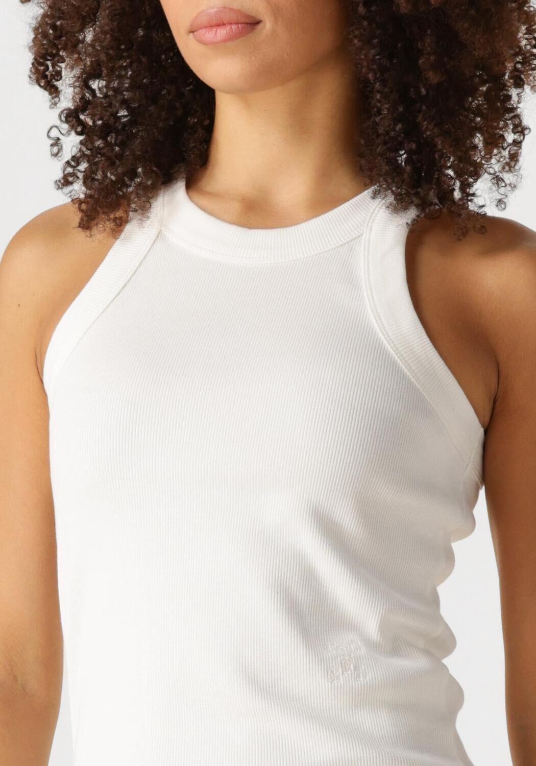 Ecru CLOSED Top RACER TANK TOP - large