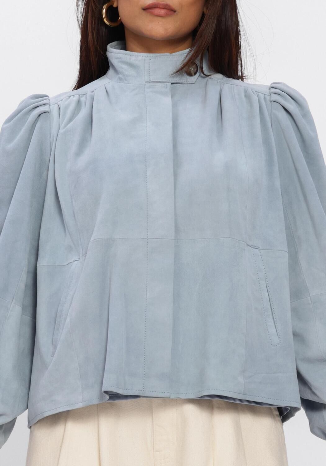 Lichtblauwe IBANA Blouses TAIMA - large