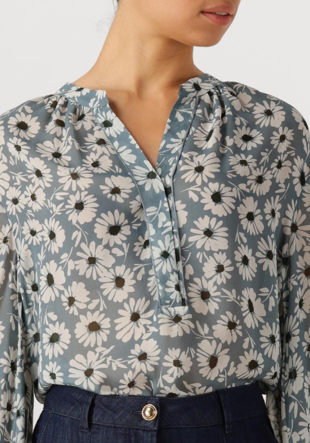 Blauwe LUISA CERANO Blouses 228585/3781 - large