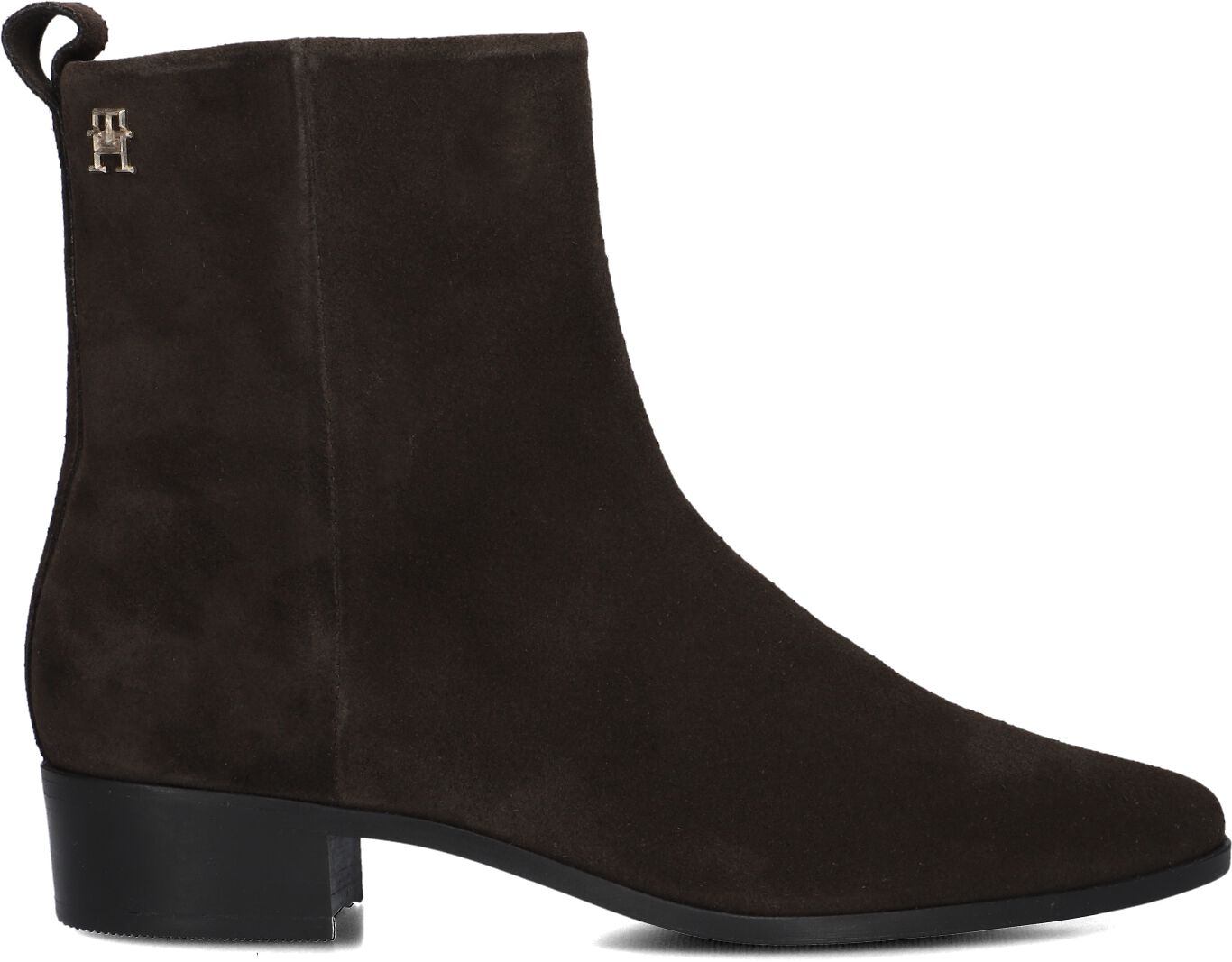 Tommy Hilfiger Enkellaarsjes
Dames Low Cowboy Flat, Maat: 40, Materiaal: Suède, Kleur: Bruin
