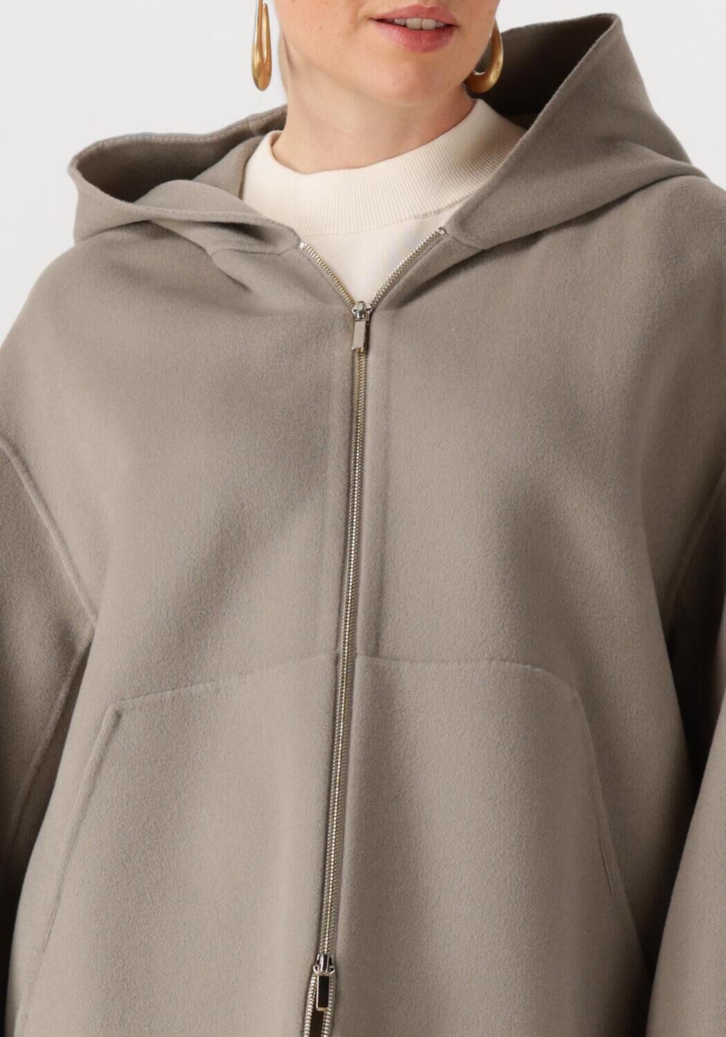 Taupe MAX MARA Mantel ROMINA - large