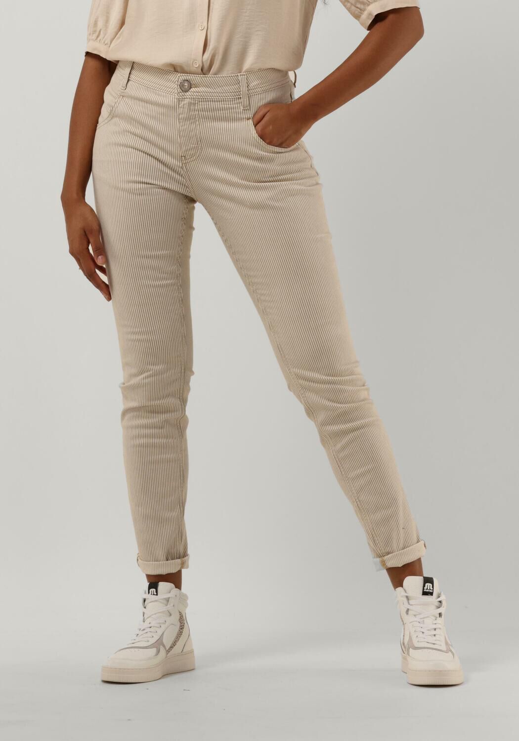 Zand MOS MOSH Slim fit jeans NELLY STRIPE PANT Assem