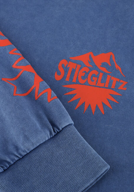 Blauwe STIEGLITZ T-shirt BENJAMIN SKATE LONGSLEEVE - large