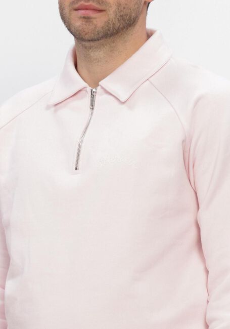 Roze FLANEUR Sweater SIGNATURE RAGLAN  HALFZIP - large