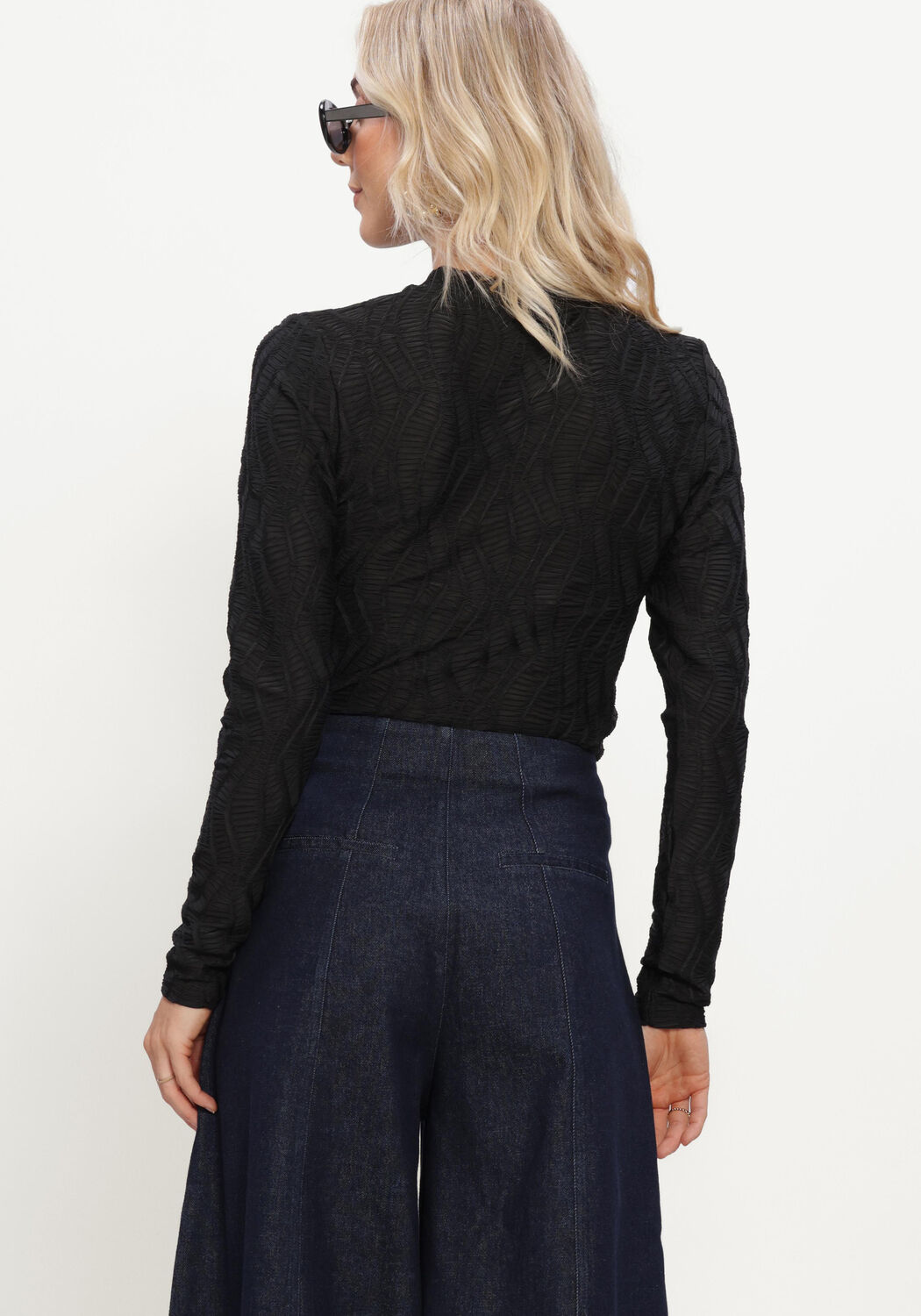 Zwarte COPENHAGEN MUSE Top CMJERI-BLOUSE - large
