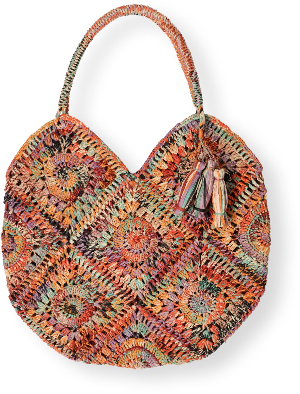 Rabarany Handtas
Dames Adele, Materiaal: Raffia afbeelding 1