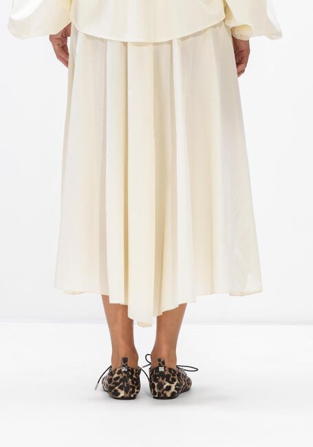 Ecru FORTE FORTE Maxirok CHIC TAFFETTAS LONGUETTE SKIRT - large