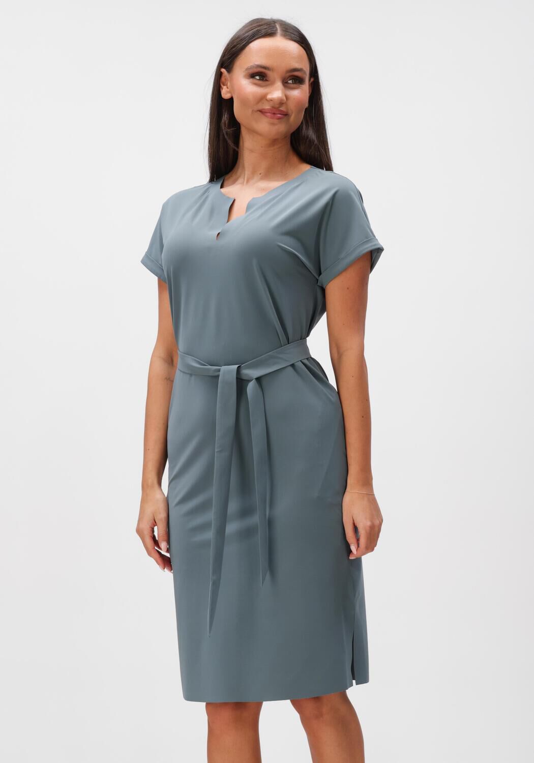 Japan Tky Midi Jurk Dames Okichi, Maat: XL, Kleur: Grijs afbeelding 1