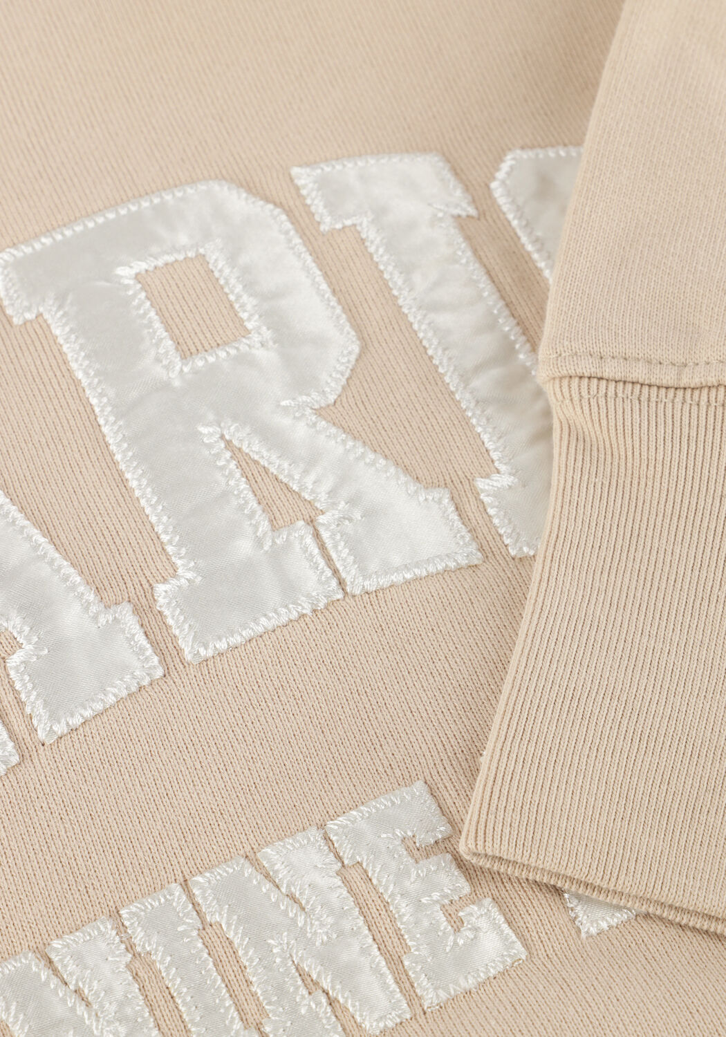 Beige ANINE BING Sweater HARRY SHRUNKEN SWEATSHIRT PARIS BEIGE - large