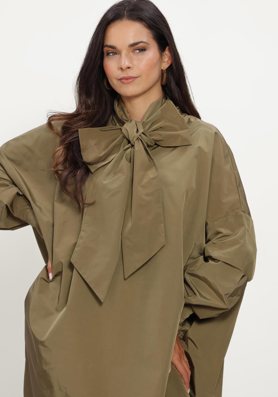 Khaki LINA LOCCHI Mini jurk LL-BIBI - large