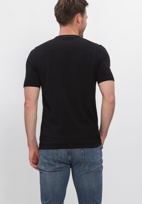 Zwarte PROFUOMO Polo T-SHIRT CREW NECK SS AERO EASE - large
