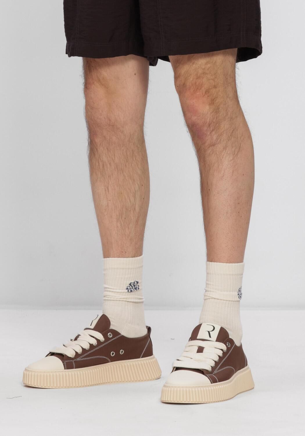 Bruine RHUN Lage sneakers 2020 TREBLE - large