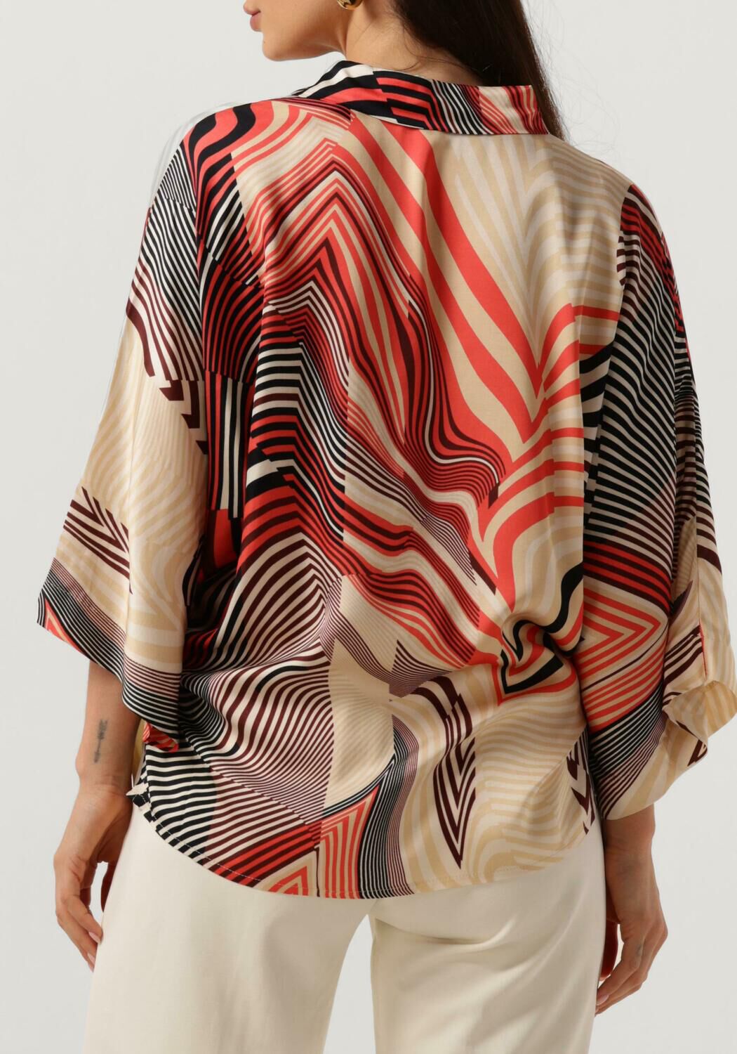 multi summum tuniek blouse geometrical stripes blouse geometrical stripes