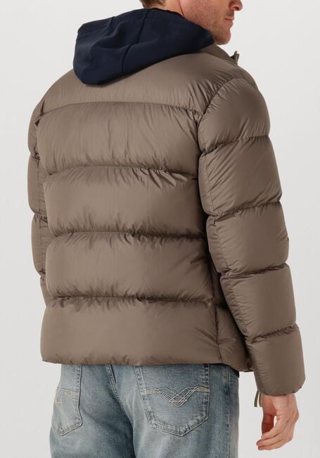 Taupe WOOLRICH Gewatteerde jas CLOUD EAGLE JACKET - large