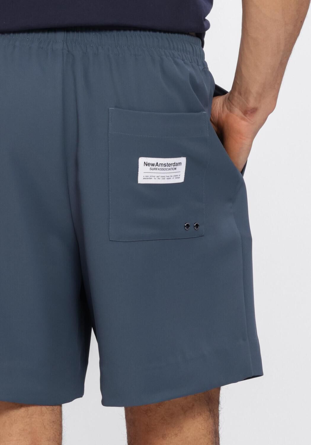 Donkerblauwe NEW AMSTERDAM SURF ASSOCIATION Korte broek WORK SHORTS - large