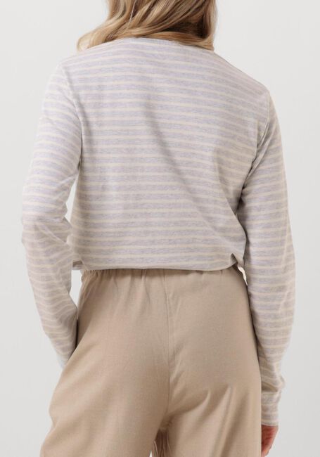 Grijze PENN & INK Tops & T-shirts 516 SWEATER STRIPE - large