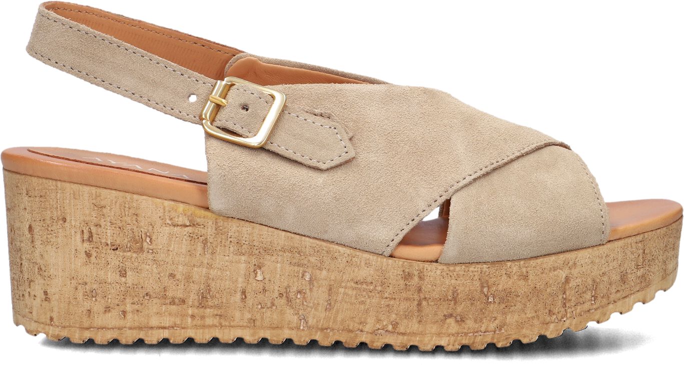 Ayana Dames 722031, Maat: 35, Materiaal: Suède, Kleur: Beige