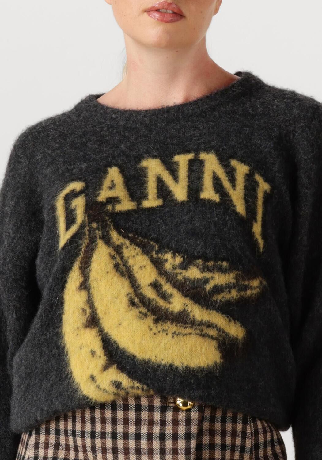 Grijze GANNI Truien/vesten K2516 - large