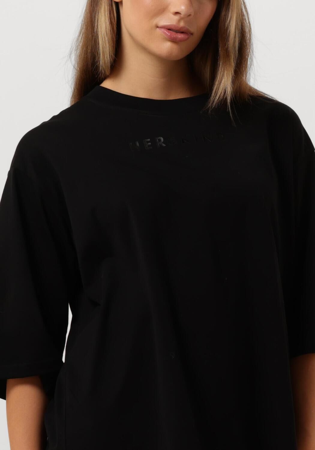 Zwarte HERSKIND Top HERSKIND T-SHIRT - large