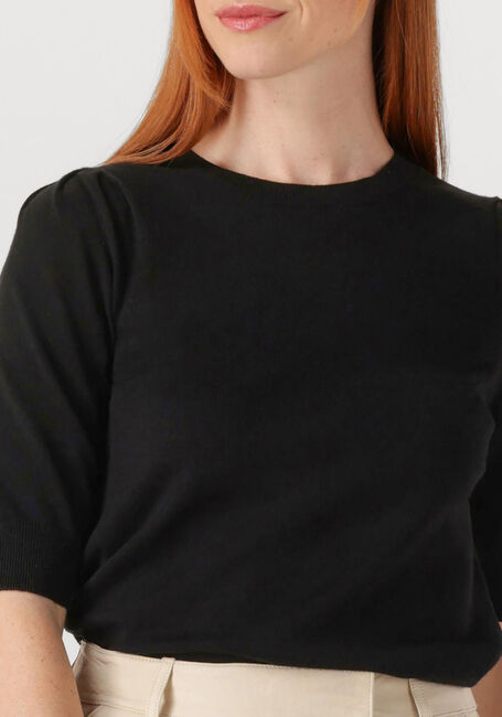 Zwarte SUMMUM Trui SHORT SLEEVE SWEATER - large
