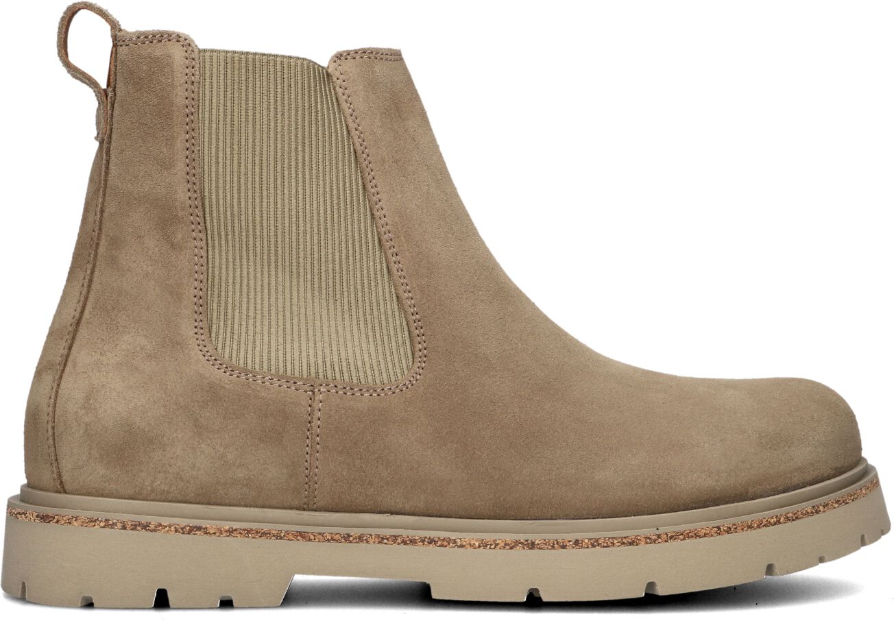 Birkenstock Chelsea Boots Heren Highwood Slip On Men, Maat: 43, Materiaal: Suède, Kleur: Taupe