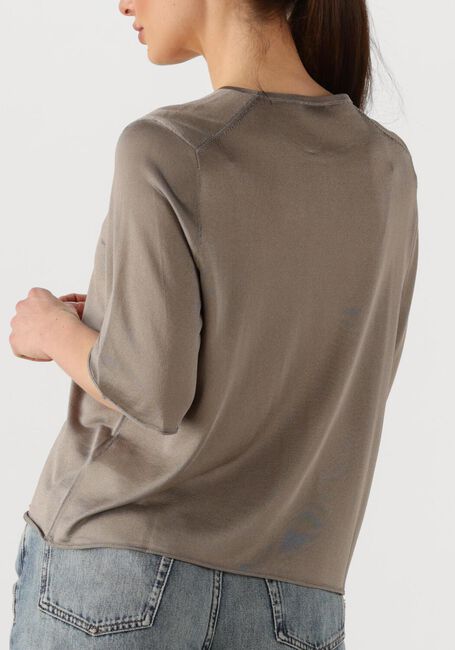 Grijze DRYKORN T-shirt NISLE - large