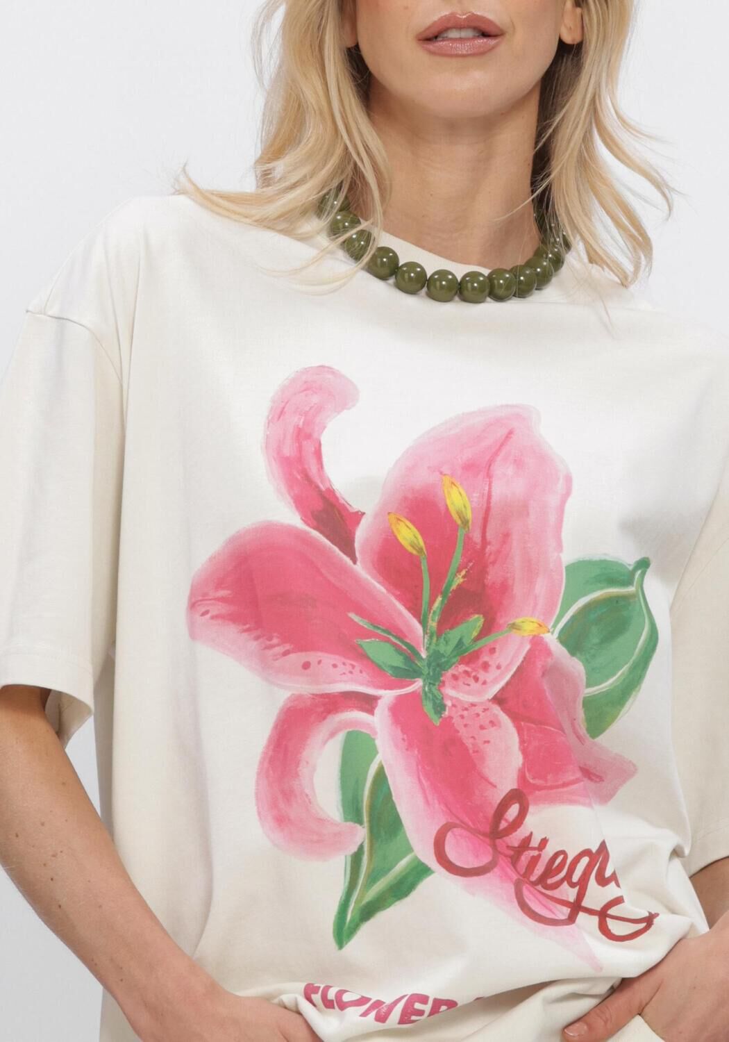 Witte STIEGLITZ Tops & T-shirts KAELLA OVERSIZED T SHIRT - large