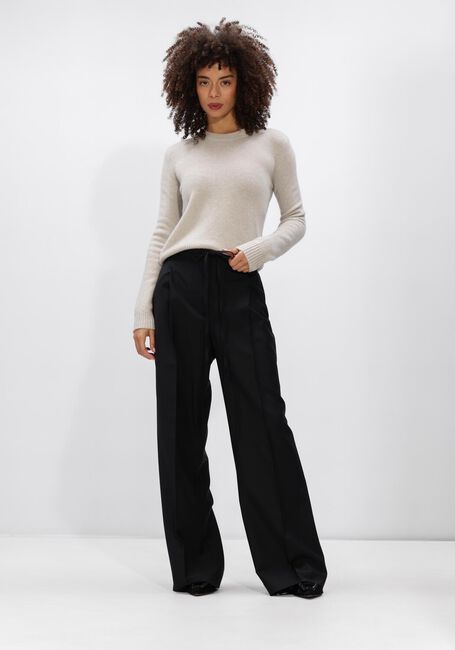 Zwarte ROHE Wijde broek RELAXED DRAWSTRING TROUSERS - large