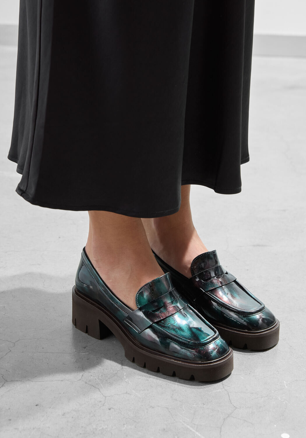 Groene BRUNATE Instappers 32341 - medium