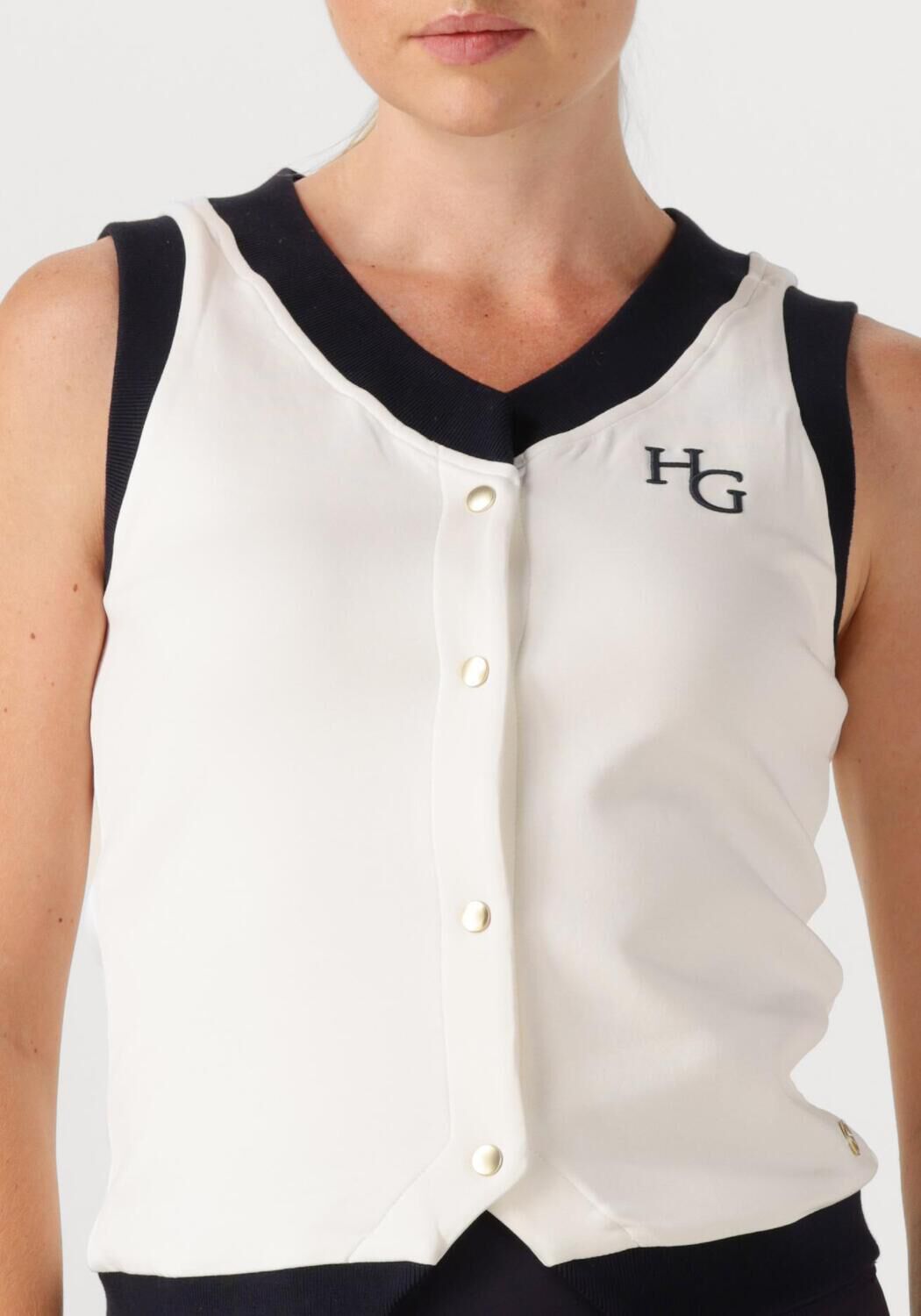 Witte HOUSE OF GRAVITY Vest V NECK SPENCER - large