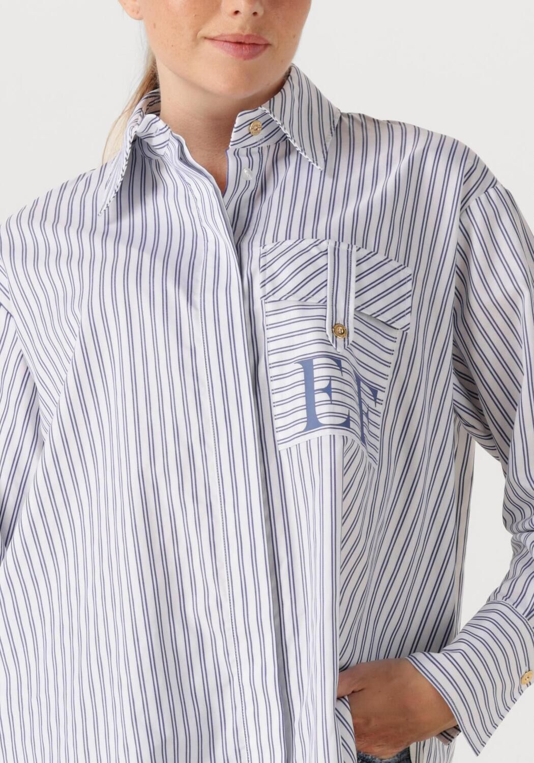 Blauwe ELISABETTA FRANCHI Blouses BLOUSE - large