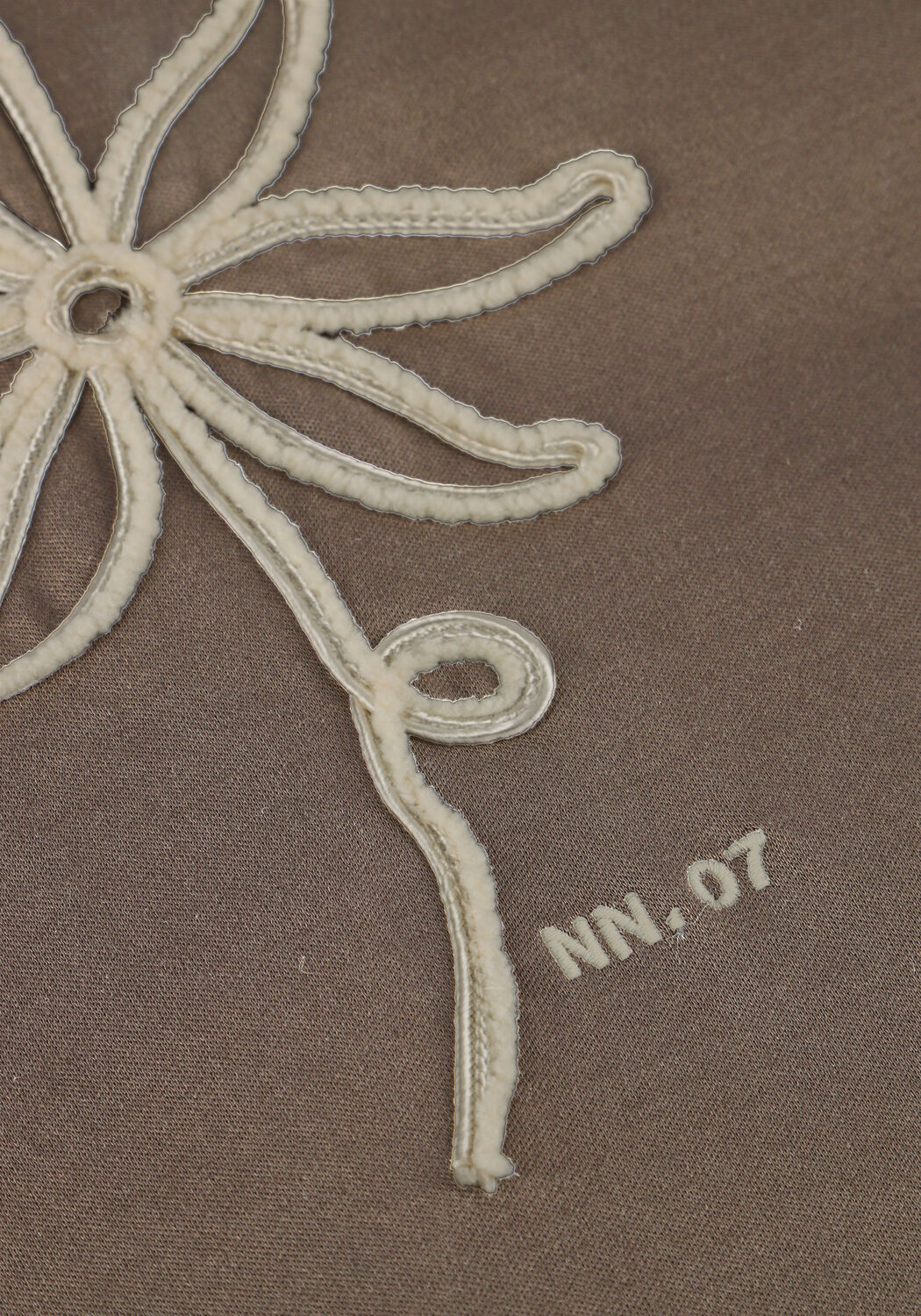 Bruine NN.07 T-shirt PEDRO EMB SS 3525 - large