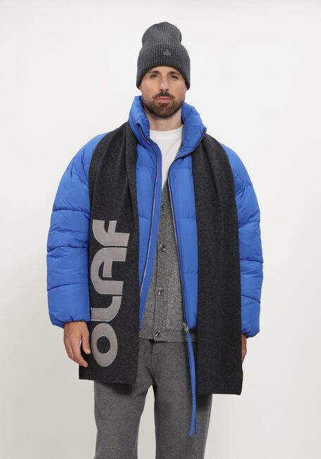 Blauwe HOPEIUM Gewatteerde jas PUFFER SHORT JACKET COBALT - large
