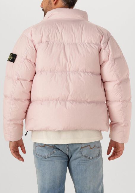 Lichtroze STONE ISLAND Gewatteerde jas BOMBER - large