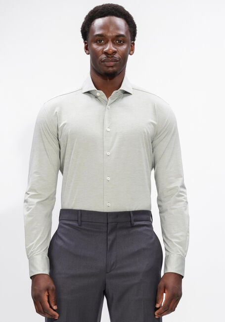 Groene XACUS Overhemden ACTIVE SHIRT 520ML - large