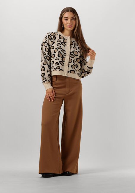 Multi SUMMUM Vest KNITTED CARDIGAN LEOPARD JACQUARD KNIT - large