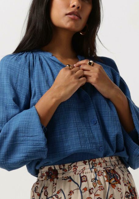 Blauwe STELLA FOREST Blouses E24CH045 - large