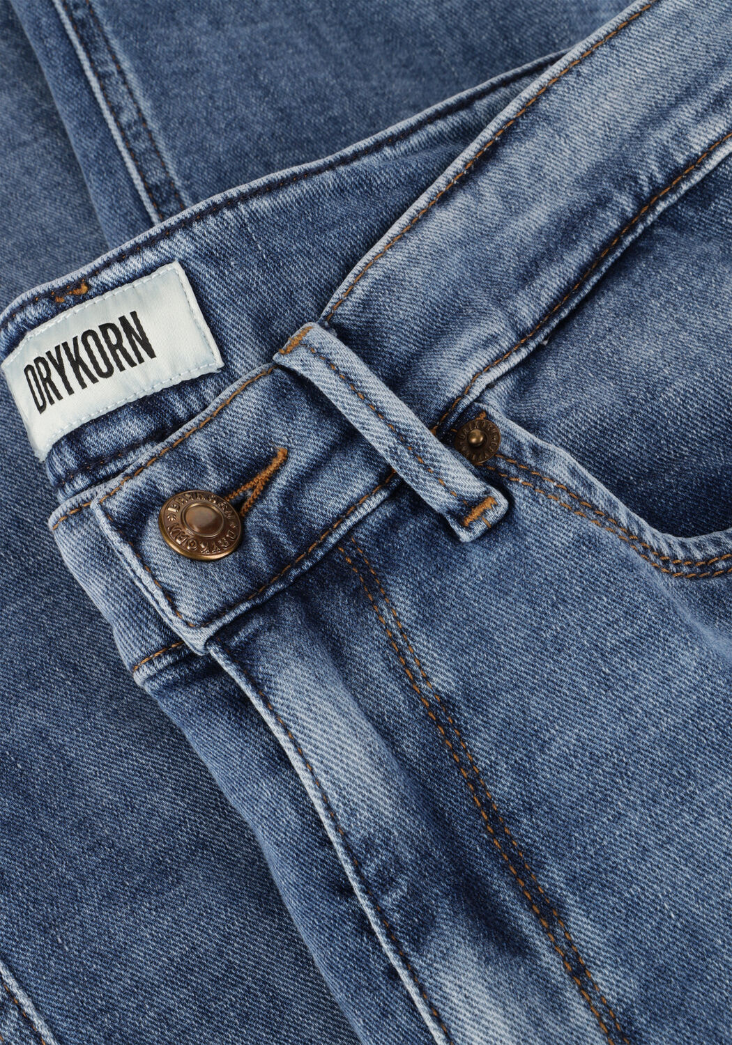 Blauwe DRYKORN Mom jeans FLOWN - large