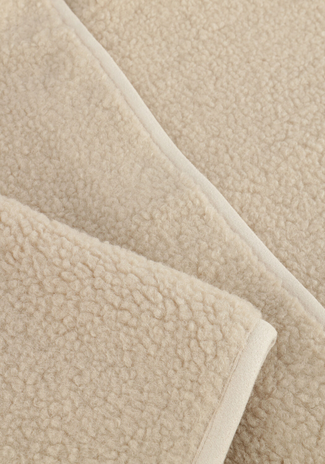 Beige KNIT-TED Teddy jas JILL - large