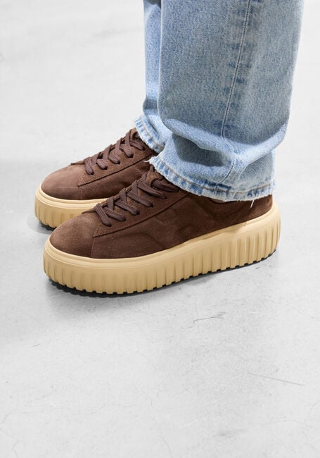 Bruine HOGAN Lage sneakers H-STRIPES ALLACCIATO H Bruine HOGAN Lage sneakers H-STRIPES ALLACCIATO H - large