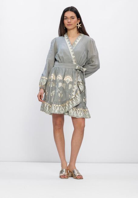Grijze GREEK ARCHAIC KORI Mini jurk S6K-4073174 - large