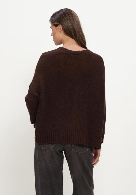 Bruine LUISA CERANO Trui CAPE-CARDIGAN AUS ALPAKA-MIX - large