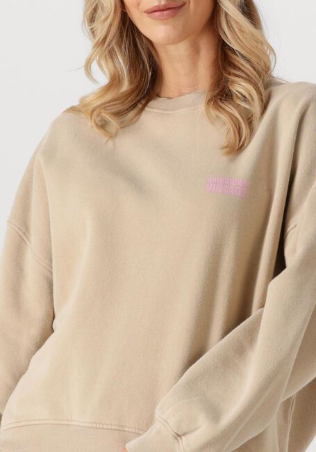 Beige AMERICAN VINTAGE Trui PLIZZY - large