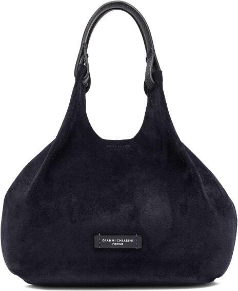 Gianni Chiarini Gianni Chiarini Schoudertas Dames Dua Bs 9799, Materiaal: Suède, Kleur: Donkerblauw