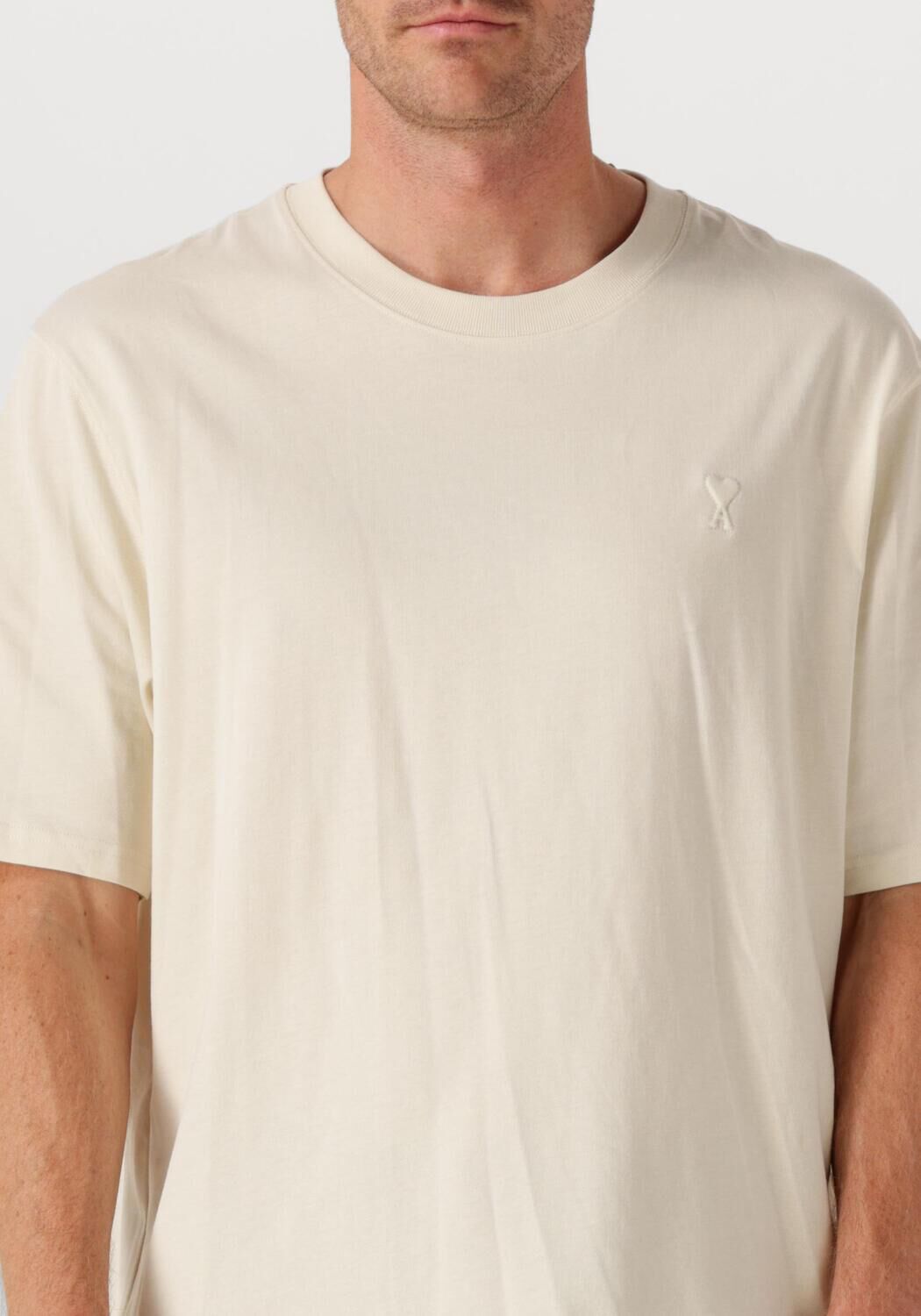 Ecru AMI PARIS T-shirt TSHIRT ADC - large